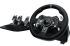Logitech G920 Driving Force Racing Wheel - For XBox One, and PC Dual-Motor Force Feedback, Helical Gearing with Anti-Backlash, Easy-Access Game Controls, 900 Degree Steering , USB
